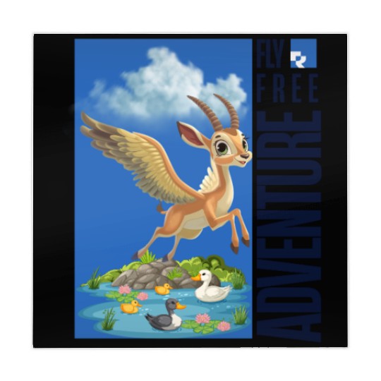 Flying Mythical Waterfowl with Adventure Theme Mahjong Mats