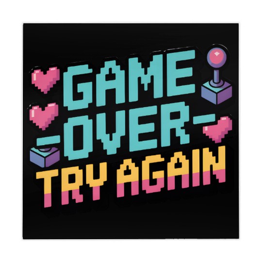 Game Over Try Again Quote Mahjong Mats