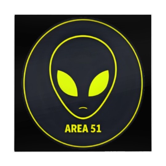 Area 51 Alien Logo Mahjong Mats