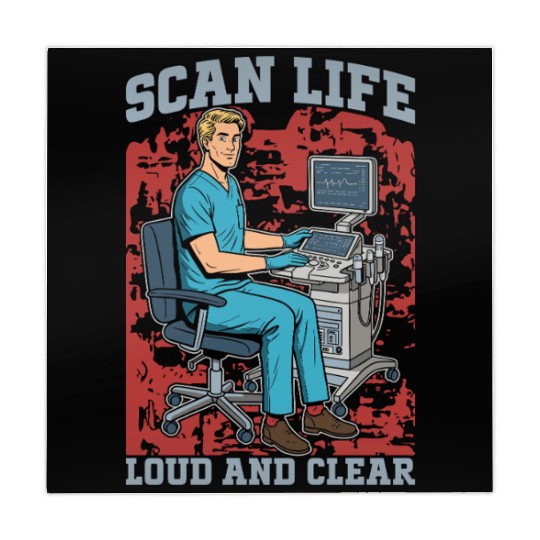 Sonographer Scan Life Loud And Clear Ultrasound Mahjong Mats