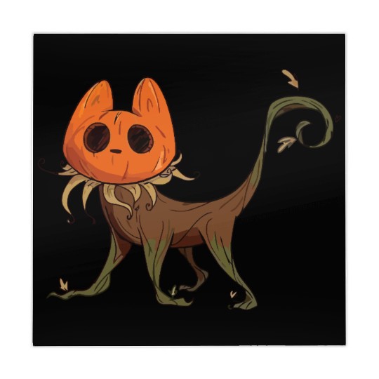 Whimsical Jack-o'-Lantern Cat Hybrid Mahjong Mats