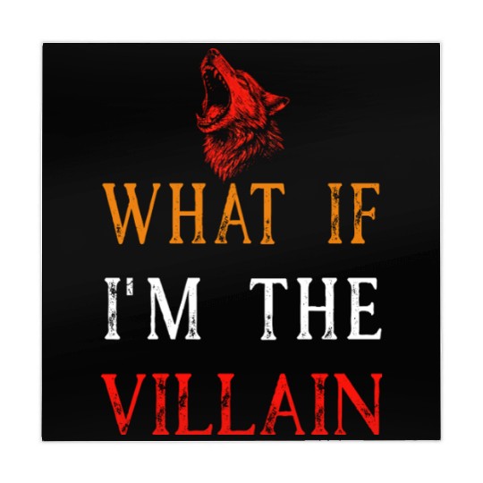 Werewolf Mahjong Mats What If I'm The Villain Quote