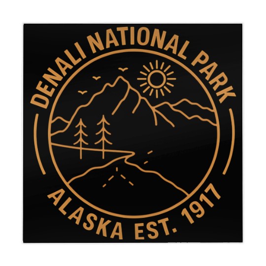 Denali Mountain Alaska National Park Mahjong Mats