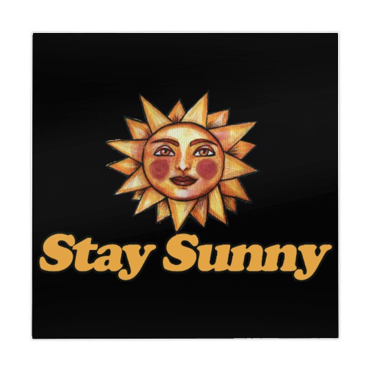 Sun and Smiley Face Motivational Design Mahjong Mats