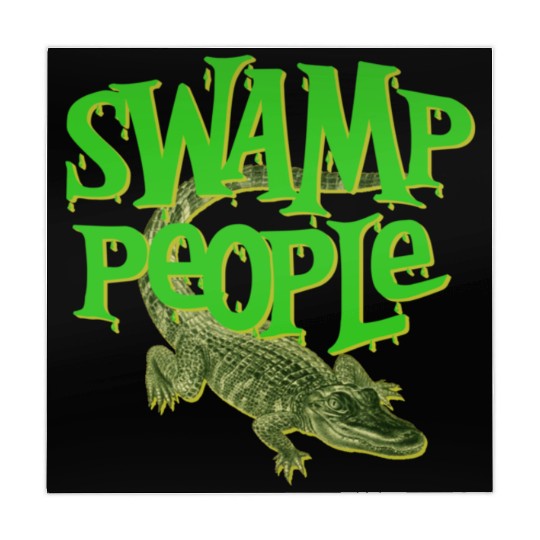 Swamp People Alligators Mahjong Mats