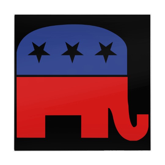 Republican elephant Mahjong Mats
