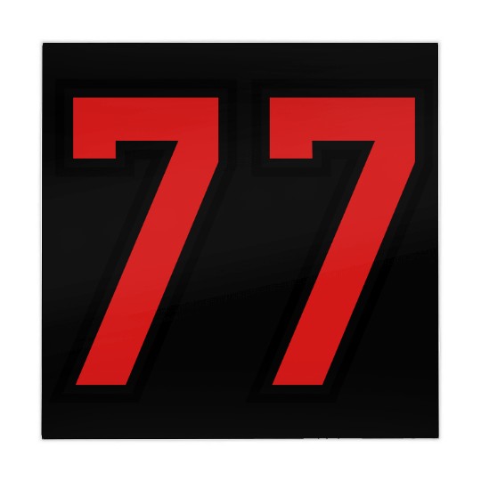 77 sports jersey football number Mahjong Mats