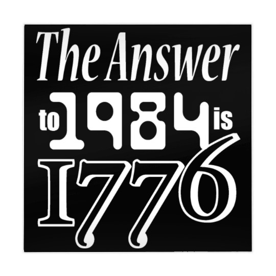 The Answer to 1984 is 1776 Mahjong Mats