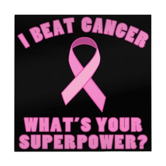 I Beat Cancer (Superpower) Mahjong Mats