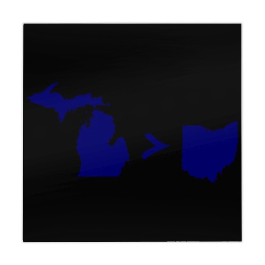 Funny Michigan Greater Than Ohio Mahjong Mats