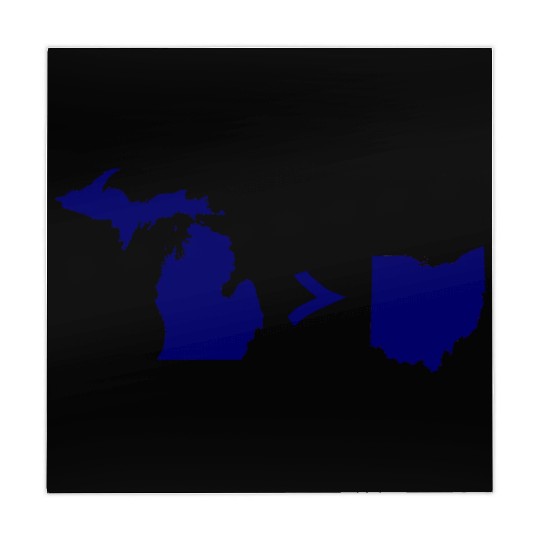 Funny Michigan Greater Than Ohio Mahjong Mats