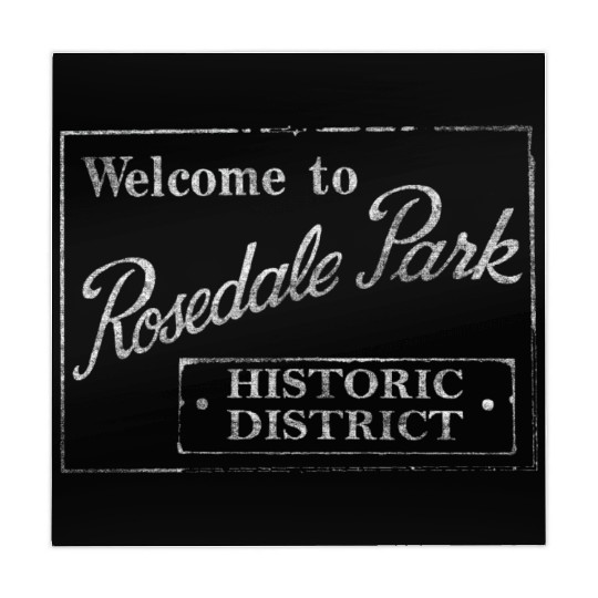 Rosedale Park Detroit Michigan Mahjong Mats