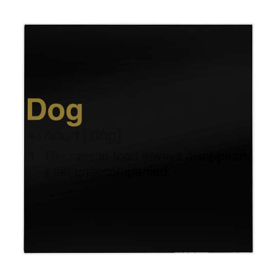 Funny Dog Definition Mahjong Mats