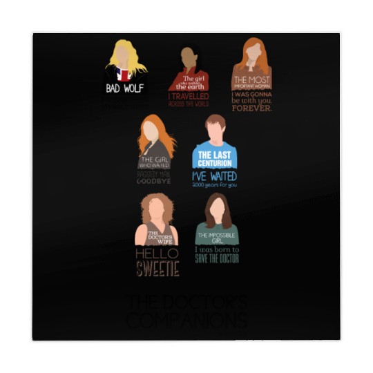 Doctor Who Companions (alternate version) Mahjong Mats