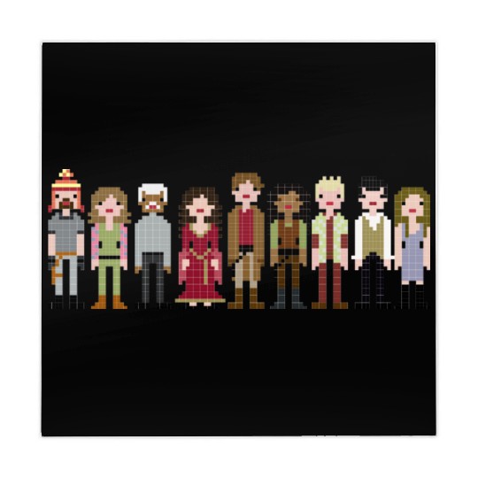 Firefly Cast Cross Stitch Mahjong Mats