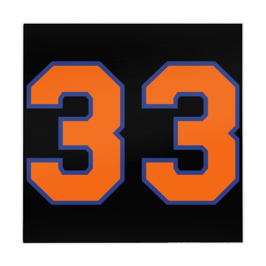 Sports Jersey - Number 33 Thirty Three XXXIII Mahjong Mats