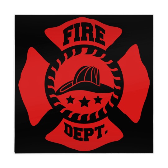 Fire Brigade logo symbol design Mahjong Mats