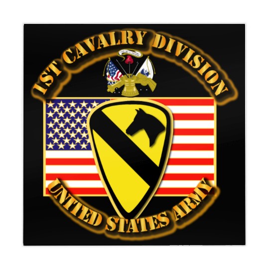 1st Cavalry Division w Flag Mahjong Mats