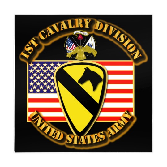 1st Cavalry Division w Flag Mahjong Mats