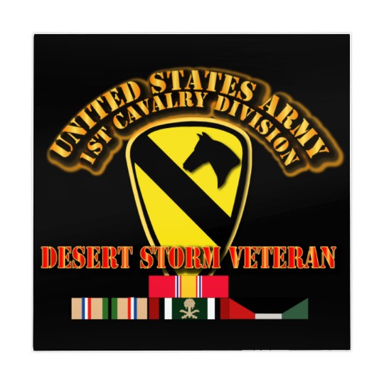 Army - 1st Cavalry Division - Desert Storm Veteran Mahjong Mats