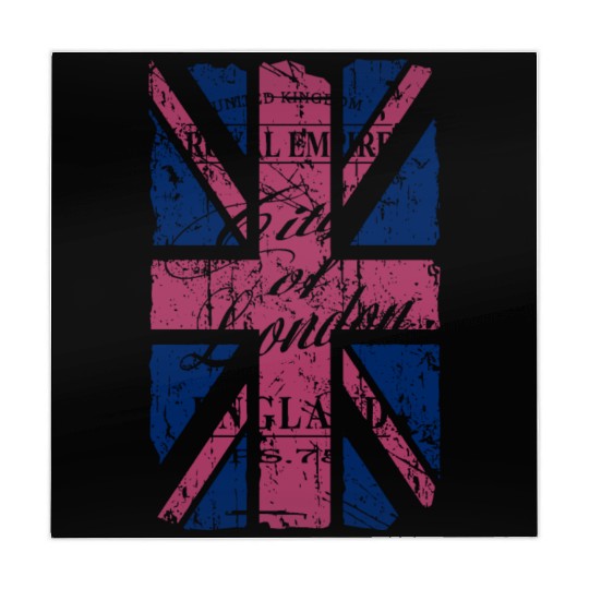 Union Jack - London - Vintage Look Mahjong Mats