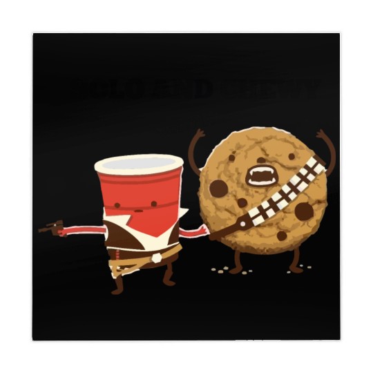 Funny star wars han solo and chewbacca Mahjong Mats