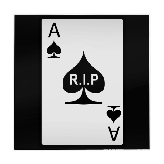 Rest in Peace Ace of Spades Mahjong Mats