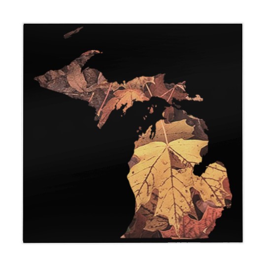 Michigan Autumn Fall Leaves Mahjong Mats