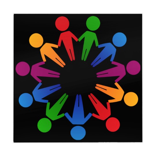 Multicultural Cooperation Circle Mahjong Mats