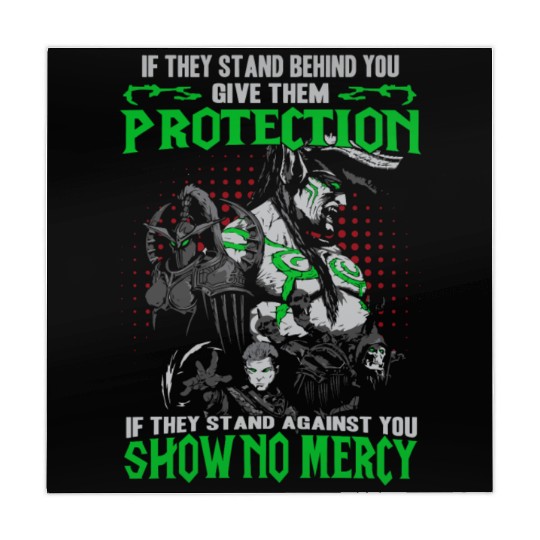 Warcraft-If they stand against you show no mercy Mahjong Mats