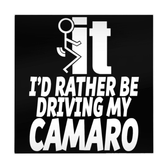 Camaro - I'd rather be driving my camaro Mahjong Mats