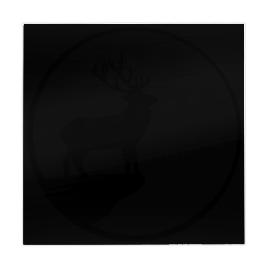 Black deer cliff moon sun rock night weir wolf cir Mahjong Mats