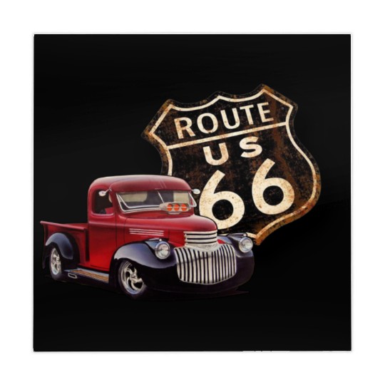 Route 66 Street Rod Mahjong Mats