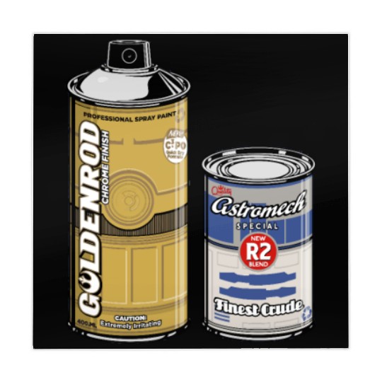 Funny Star Wars r2d2 and c3p0 parody Mahjong Mats