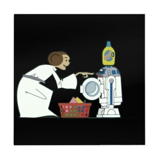 Funny Star Wars r2d2 and Leia comic Mahjong Mats