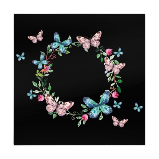 Cute Watercolor Butterfly, Vintage, Wedding Mahjong Mats