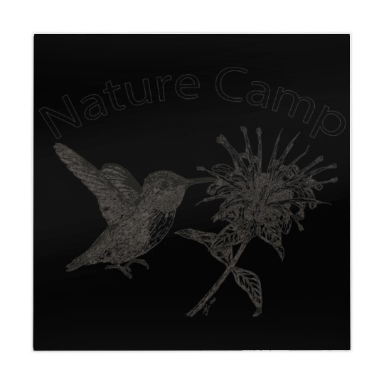Nature Camp Hummingbird and Bergamot Mahjong Mats