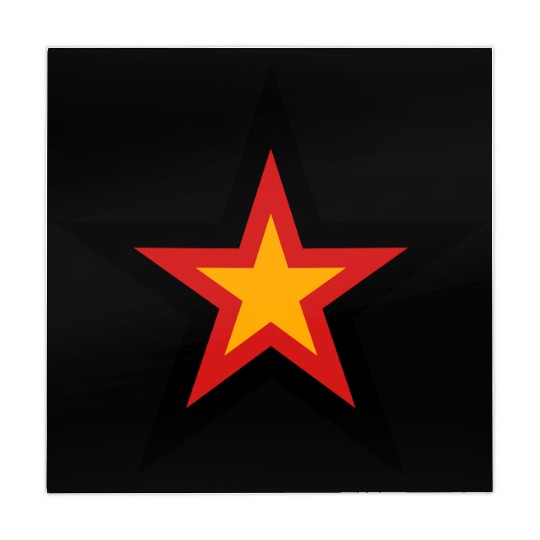 star 3 colors germany nation black red gold flag d Mahjong Mats