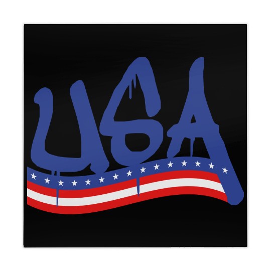 graffiti text banner usa united states america 3 c Mahjong Mats
