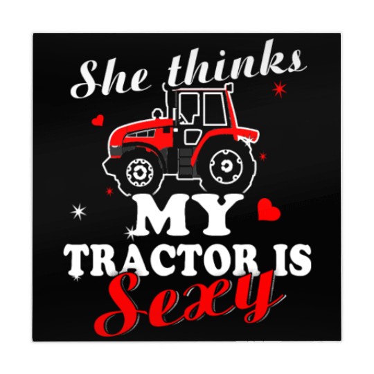 Tractor - she thinks my tractor is sexy Mahjong Mats