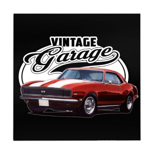 Vintage Camaro Garage Mahjong Mats