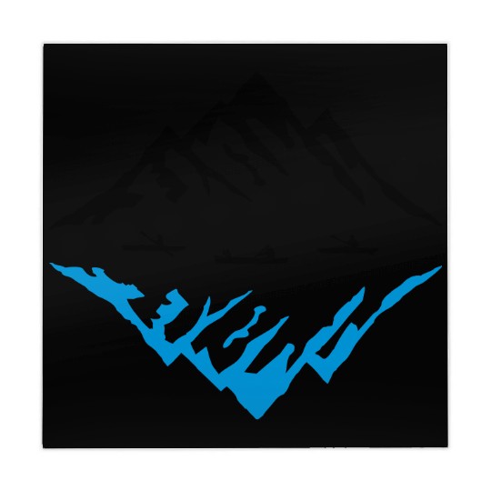 Canoe & Mountains, Reflection Mahjong Mats