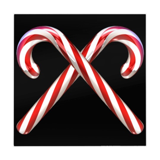 Crossed candy canes Mahjong Mats