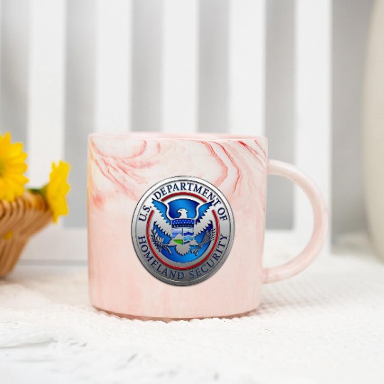 Department of Homeland Security (DHS) Marble Mugs