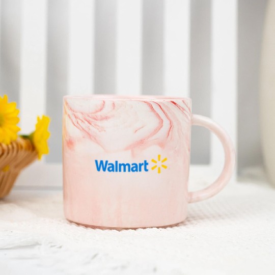 Walmart Logo Baseball Jerseys Marble Mugs