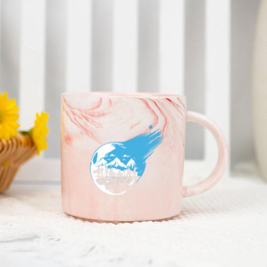 Final Fantasy 7 Inspired Marble Mugs