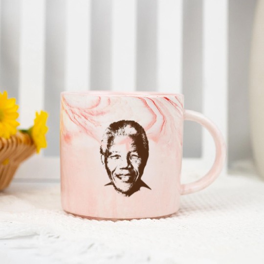 Nelson Mandela Marble Mugs