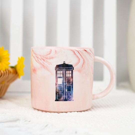 tardis Marble Mugs
