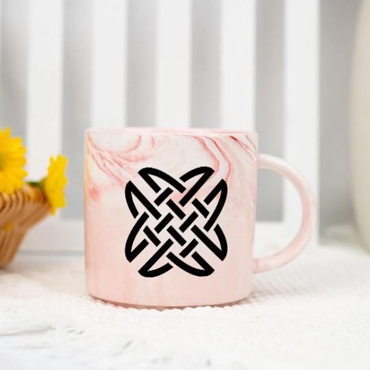 Celtic Knot Marble Mugs