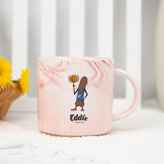Eddie Funky Dick Basketball Marble Mugs